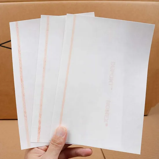 Material de isolamento Nmn 6640 Nomex Maylar Filme DuPont Nomex 410 Papel de isolamento